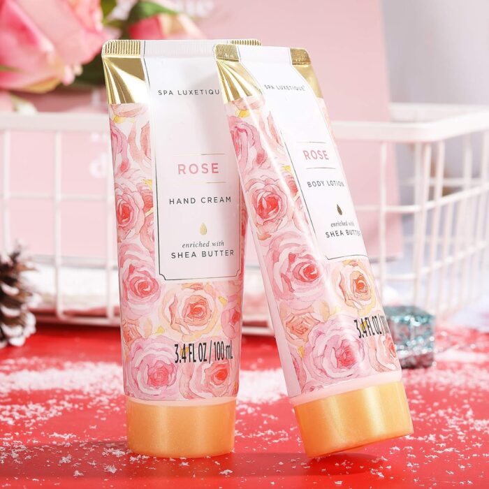 1746868085 spa luxetique spa gift set bath gift set for women 10 pcs rose bath set pink tote gift bag with shower gel bubble bath body lotion hand cream beauty gifts for women.jpg