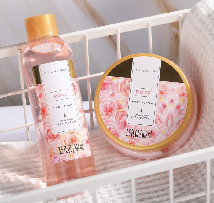 1746868087 spa luxetique spa gift set bath gift set for women 10 pcs rose bath set pink tote gift bag with shower gel bubble bath body lotion hand cream beauty gifts for women.jpg