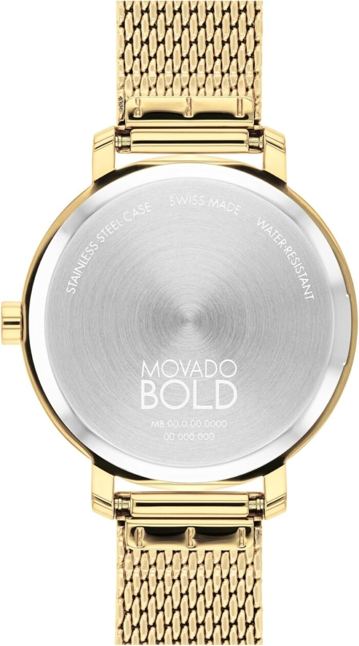 1746868395 movado bold evolution 2.0 womens watch swiss quartz movement stainless steel mesh bracelet 3 atm water resistance luxury fashion timepiece for her 34mm.jpg