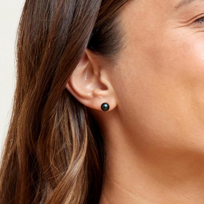 1746869997 the pearl source black japanese akoya real pearl earrings for women 14k gold stud earrings hypoallergenic earrings with genuine cultured pearls pearl gifts for anniversary.jpg