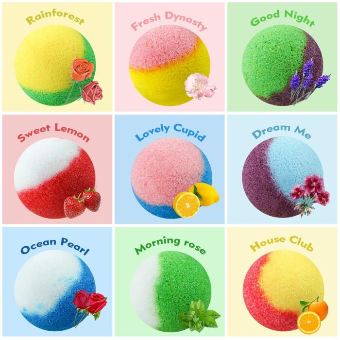 1746875483 inteye luxury bath bombs gift set 54pc skin nourishing mineral bath salts with natural essential oils 9 aromas spa qualit self care for women men kids eco friendly packaging.jpg