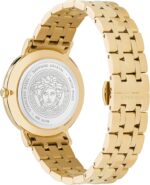 1746875667 versace v eternal collection luxury womens watch timepieces with a gold bracelet and case featuring a black dial.jpg