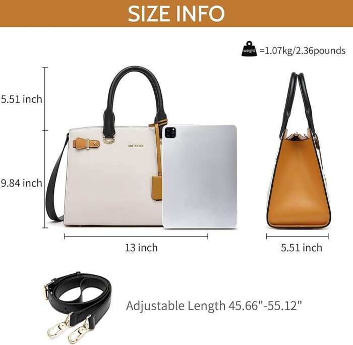 1746876691 bostanten briefcase for women 15.6 inch genuine leather laptop briefcase shoulder work tote bag purse.jpg
