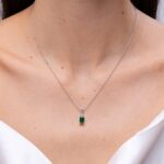 1746879740 angara natural emerald cut emerald pendant with diamond trio in silver 14k solid goldplatinum may birthstone birthday engagement anniversary wedding jewelry gift for women.jpg