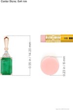 1746879744 angara natural emerald cut emerald pendant with diamond trio in silver 14k solid goldplatinum may birthstone birthday engagement anniversary wedding jewelry gift for women.jpg