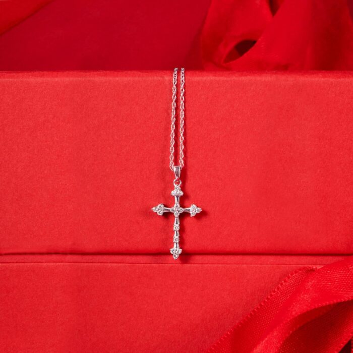 1746883381 jewelili cross pendant necklace in 10k white and yellow gold with 12 cttw natural white round and baguette diamonds 18 rope chain.jpg