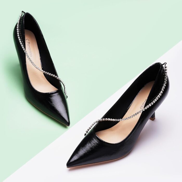 1746883602 c.paravano crystal chain pointed toe flats comfortable party dressy shoes for women designer shoes womens flats.jpg