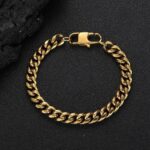 1746889350 18k gold mens bracelet womens bracelet cuban style simple buckle easy to disassemble high end fashion gift.jpg