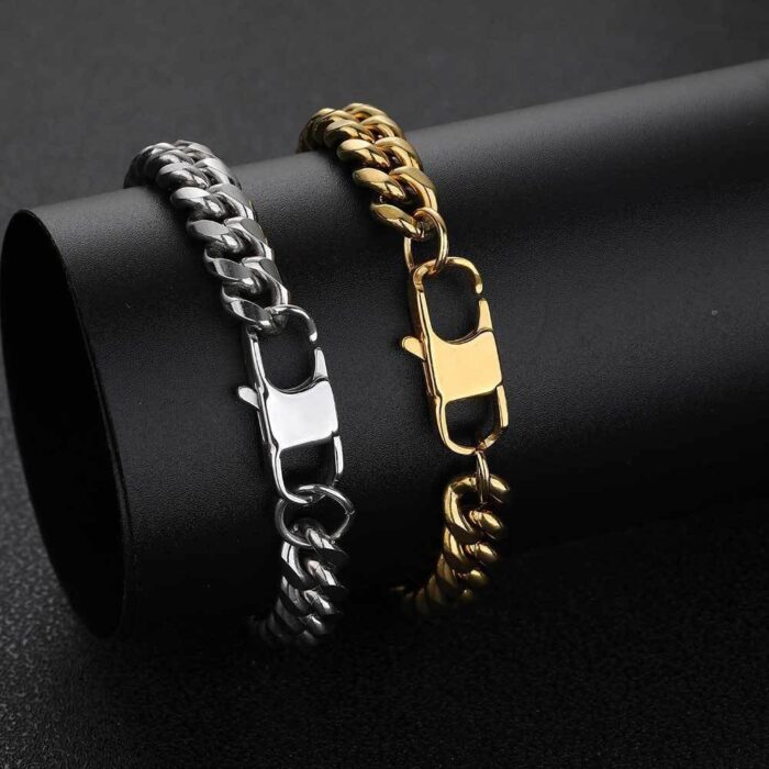1746889352 18k gold mens bracelet womens bracelet cuban style simple buckle easy to disassemble high end fashion gift.jpg
