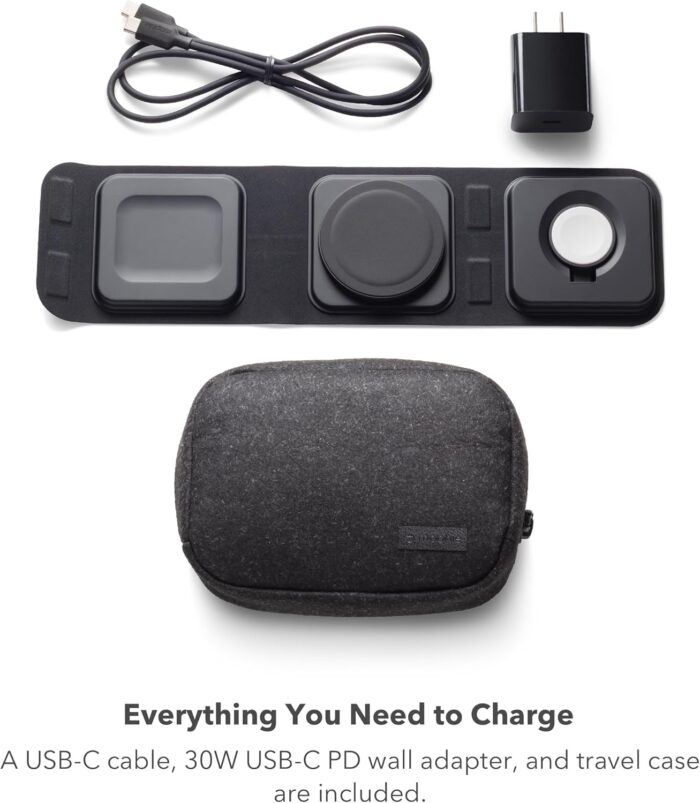 1746889455 mophie 3 in 1 travel charger v2 with magsafe portable wireless charging hub compatible with apple devices iphone 1615141312 apple watch series 10 to 1 ultra airpods pro3rd gen black.jpg