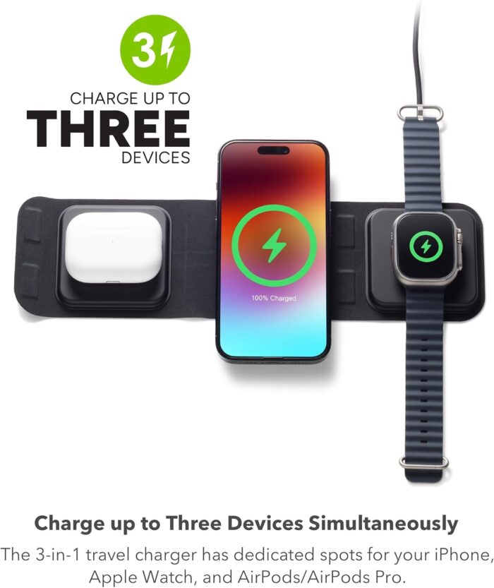 1746889463 mophie 3 in 1 travel charger v2 with magsafe portable wireless charging hub compatible with apple devices iphone 1615141312 apple watch series 10 to 1 ultra airpods pro3rd gen black.jpg