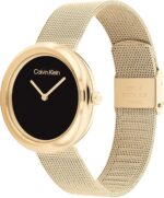 1746890879 calvin klein womens twisted bezel 34mm 2h quartz watch stainless steel bracelet water resistance 30 meters minimalistic style – premium fashion gift for her.jpg