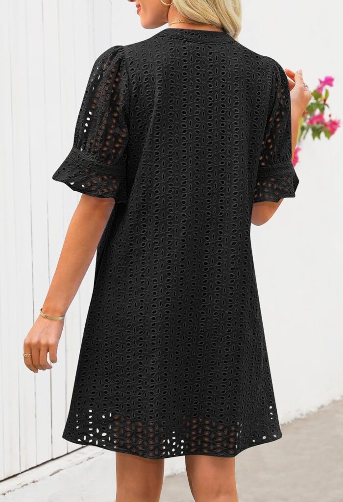 1746892281 merokeety womens 2025 summer short sleeve mini dress v neck ruffle hollow out eyelet lace dresses.jpg