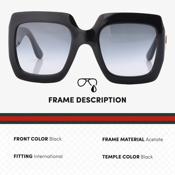 1746893408 gucci gg0053sn designer sunglasses elegant vintage woman rectangular frame eyewear with premium eshades kit epitome of luxury and style.jpg