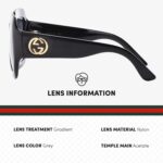 1746893414 gucci gg0053sn designer sunglasses elegant vintage woman rectangular frame eyewear with premium eshades kit epitome of luxury and style.jpg