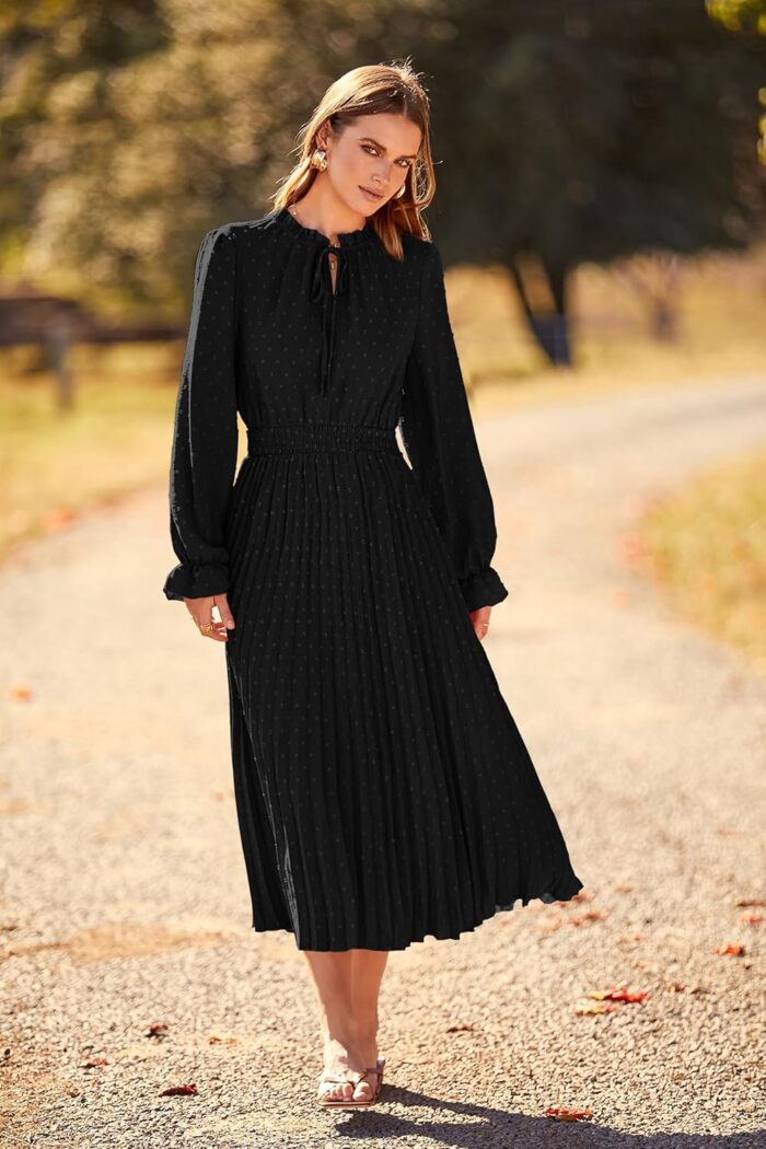 1746899209 prettygarden womens 2025 spring fall midi dress casual long sleeve v neck swiss dot pleated a line flowy dresses.jpg