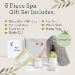 1746904187 lizush lemongrass 6 piece spa gift set for women relaxing self care basket luxury handmade body care items for premium relaxation sending hugs handmade in the usa.jpg
