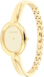 1746904467 calvin klein womens twisted bezel 24mm 2h quartz watch adjustable stainless steel bangle water resistance 30 meters – premium fashion for all occasions gift for her.jpg