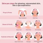 1746908125 colorfarm facial steamer skin care set face steamer home spa kit deep cleaning unclogs pores with 5 skin care tools spa relaxing self care gifts for women youth boosting radiance spa kit.jpg