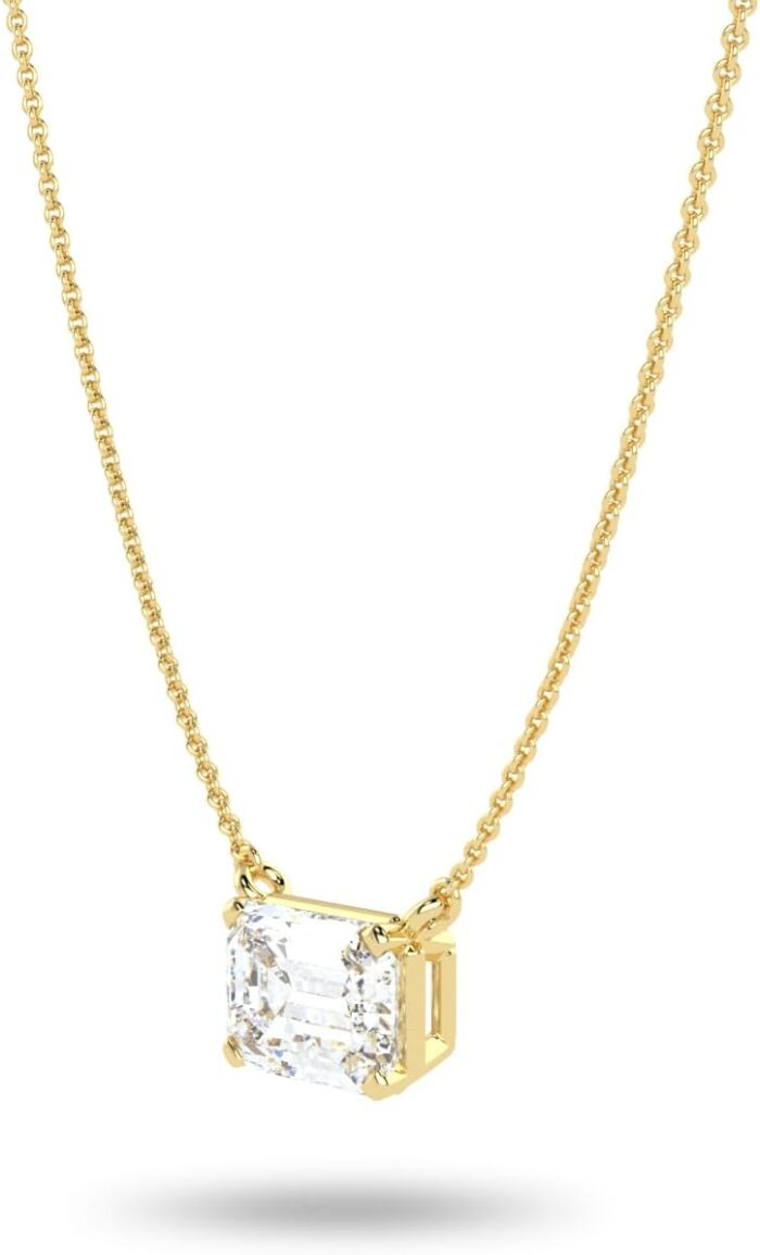 1746909020 igi certified 14 to 3 carat emerald cut lab grown diamond horizontal solitaire pendant necklace for women i 14k gold g h vs1 vs2 cttw 16 to 18 inch adjustable chain east west.jpg