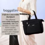 1746911290 baggallini trifecta convertible backpack crossbody tote bag 11x12 lightweight travel bag wrfid phone wristlet.jpg