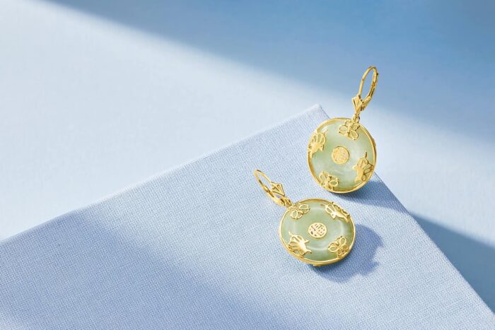 1746917839 ross simons good fortune butterfly drop earrings in 18kt gold over sterling.jpg