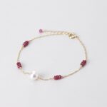 1746927202 emeraldrubysapphire bracelet with japanese 6.0mm akoya cultured pearl for women with 18k yello gold elegant design excellent gift bracelet.jpg