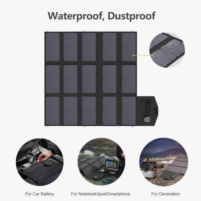 1746933356 allpowers solar charger 100w solar panel foldable portable with dual 5v usb18v dc for laptop tablet notebook 12v car boat rv battery camping hiking travel.jpg