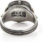 1746948963 womens diamond collection 925 sterling silver and 18k gold filigree diamond ring 0.2ct size 6.jpg