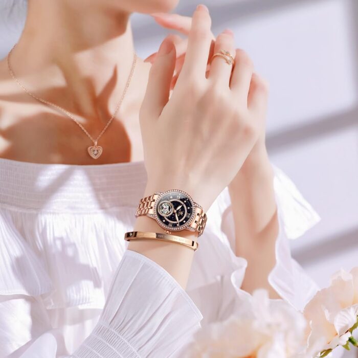 1746956418 olevs automatic womens watches mechanical diamond skeleton luxury dress stainless steel silverrose gold waterproof luminous ladies wrist watches gift set.jpg