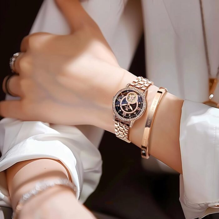 1746956419 olevs automatic womens watches mechanical diamond skeleton luxury dress stainless steel silverrose gold waterproof luminous ladies wrist watches gift set.jpg