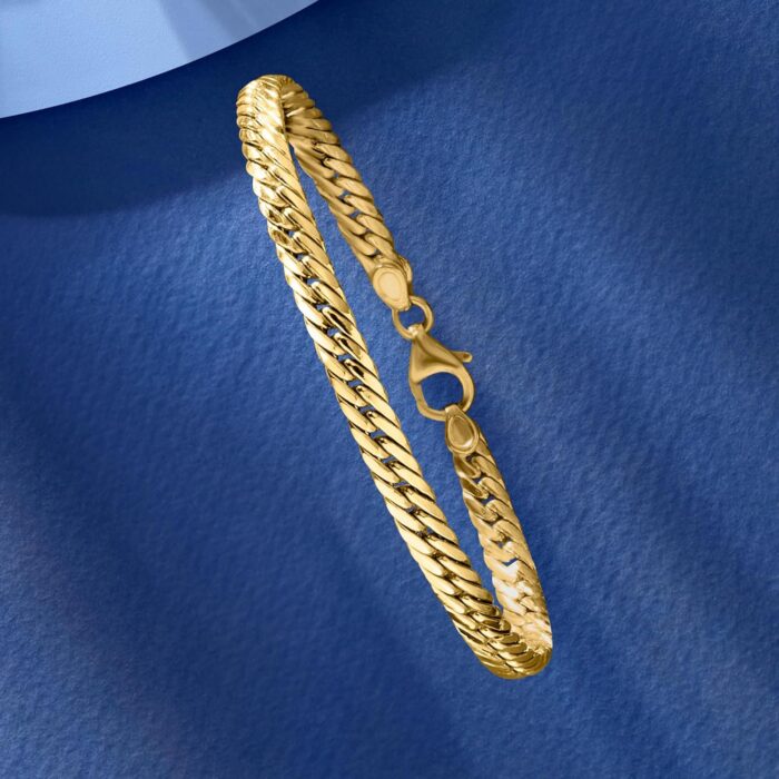 1746967594 ross simons italian 14kt gold cuban link bracelet.jpg