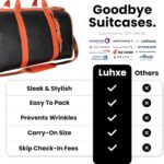1746971596 luhxe travel convertible carry on garment roller bag with shoe pouch detachable shoulder strap charcoal.jpg
