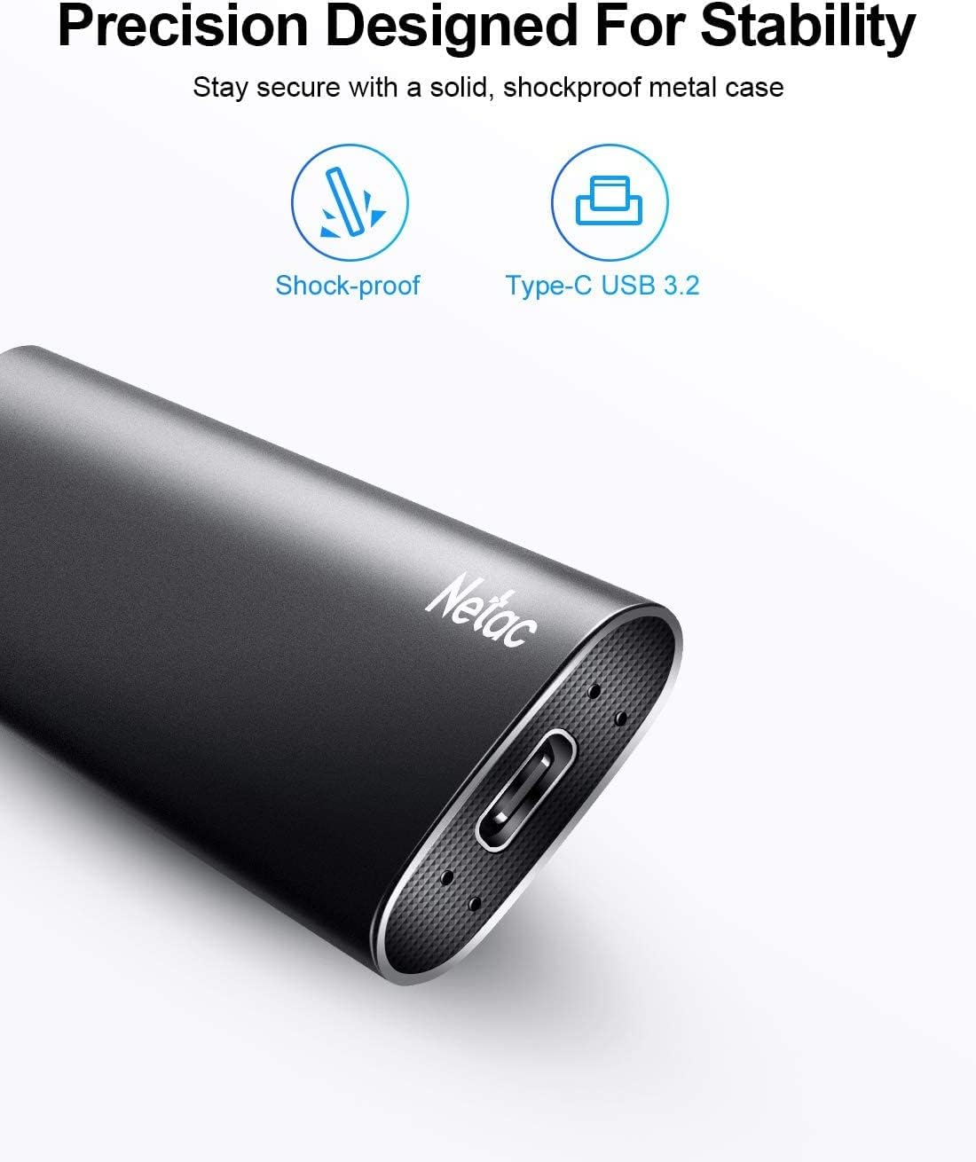 1746985335 netac 2tb portable ssd usb 3.2 gen 2 10 gbps type c external solid state drive backup slim portable drive for file storagebusiness travel essential rapid read write low noise zslim.jpg