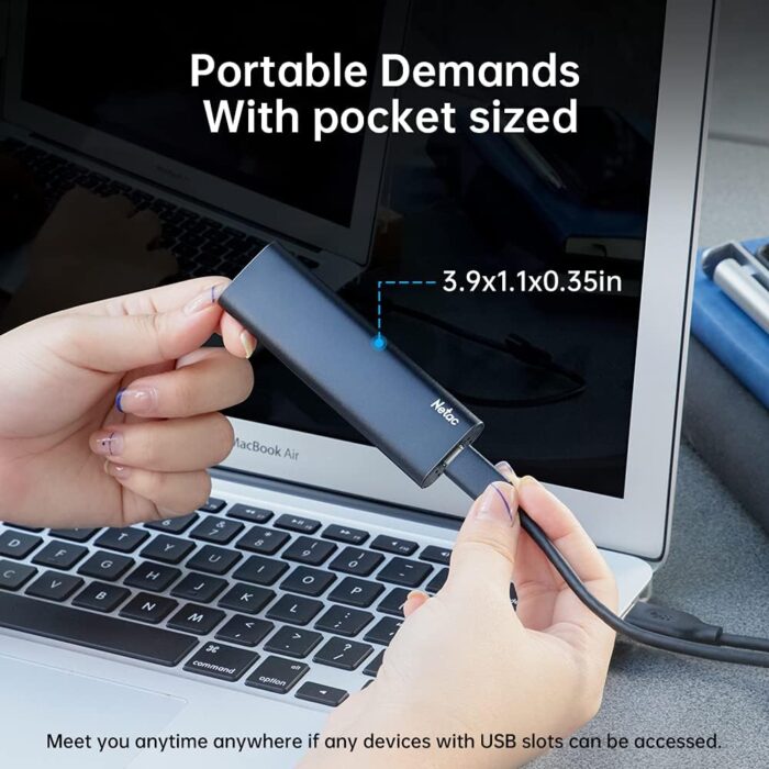 1746985336 netac 2tb portable ssd usb 3.2 gen 2 10 gbps type c external solid state drive backup slim portable drive for file storagebusiness travel essential rapid read write low noise zslim.jpg