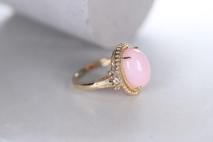 1746991743 gin grace 10k yellow gold natural pink opal ring with diamonds for women ethically authentically organically sourced oval shaped opal hand crafted jewelry for her opal ring for women.jpg