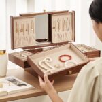 1747009161 chosin black walnut wooden jewelry box for women 3 level multi functional drawer wood organizer box with mirror for watch necklace ring earring storage mothers day gifts.jpg