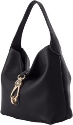 1747010757 dooney bourke womens small logo lock sac shoulder bag in pebble grain leather with signature logo lock closure.jpg