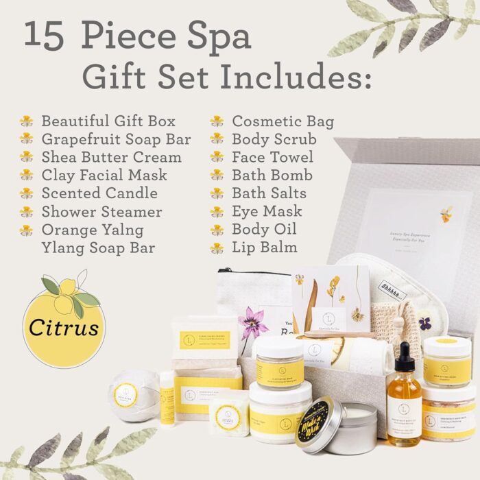 1747012414 lizush luxury citrus spa gift basket 15 piece handmade self care set for relaxation perfect gift for women wife mom or best friend handmade in the usa.jpg