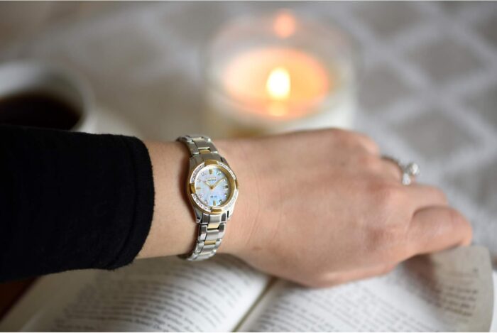 1747017221 citizen womens eco drive dress classic diamond watch in two tone stainless steel mother of pearl dial model ew1824 57d.jpg