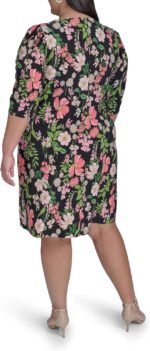 1747017969 tommy hilfiger womens short ruched sleeve boat neck shift mini dress.jpg