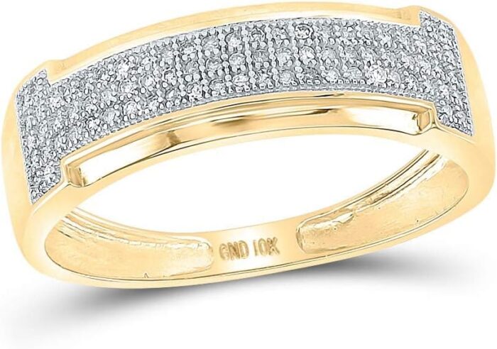 1747019484 his and hers bridal womens and mens engagment and wedding band complete trio matching wedding rings set 10k yellow gold round diamond heart 12 cttw.jpg