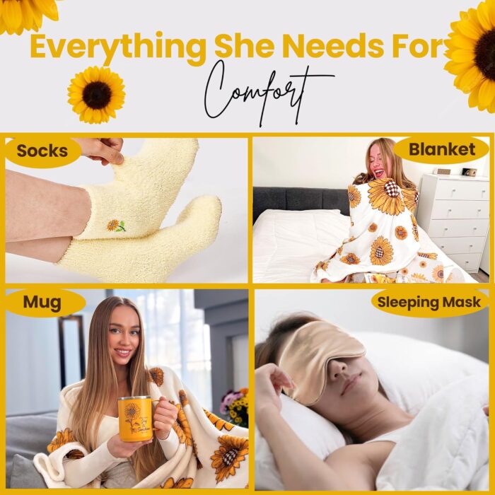 1747025755 18pcs sunflower gifts for women unique gift basket set birthday gifts for women best friend or sister sunshine box care package get well soon thinking of you friendship basket.jpg