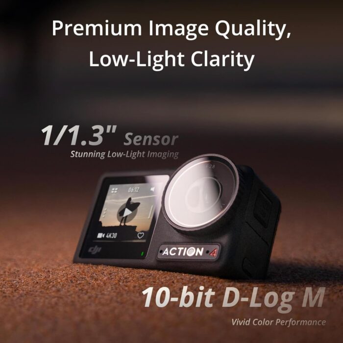 1747028625 dji osmo action 4 essential combo 4k120fps waterproof action camera with a 11.3 inch sensor stunning low light imaging10 bit d log m color performance long lasting 160 mins outdoor camera.jpg