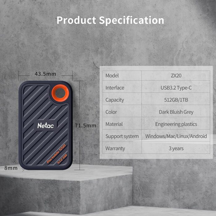 1747033958 netac 2tb extreme portable nvme ssd up to 2000mbs read 1700mbs write speed usb 3.2 gen.2 business travel drive essential external solid state drives supports win to go zx20.jpg
