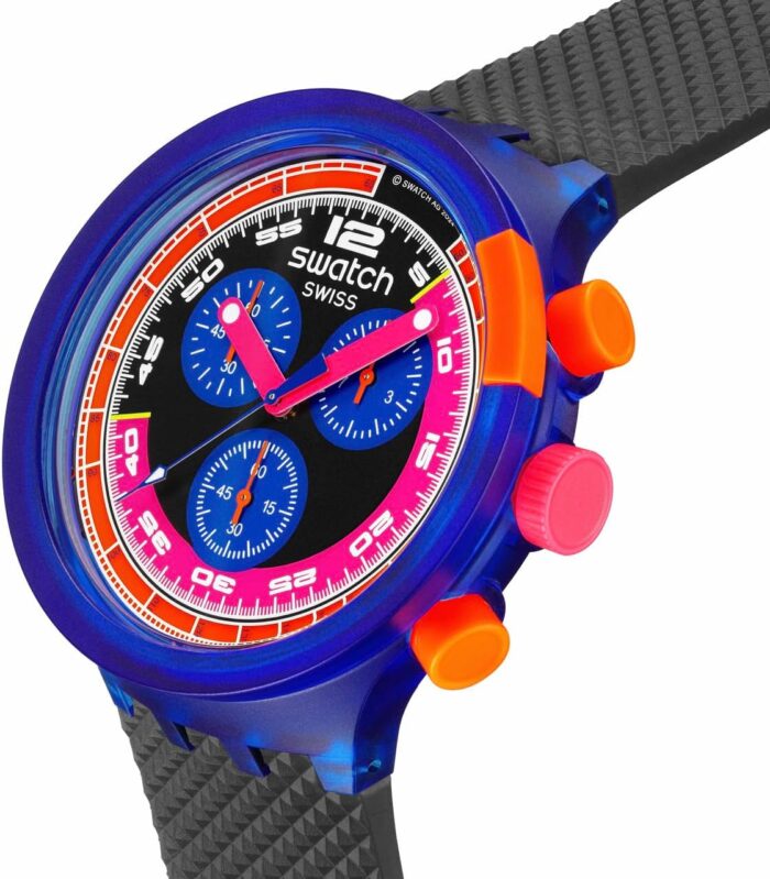 1747059692 swatch unisex casual watch blue bio sourced quartz neon party to the max.jpg