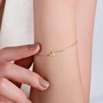 1747071086 14k solid gold cross bracelet for women or baby real solid gold sideways adjustable cross bracelet gold plated bracelet for women or teen religious christian baptism gift for her.jpg