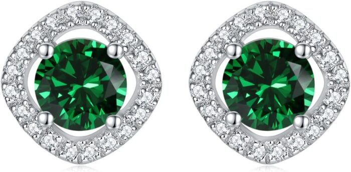 1747072289 14k gold emerald moissanite earrings necklace ring set womens three piece jewelry set luxury green gemstone jewelry for high end events.jpg