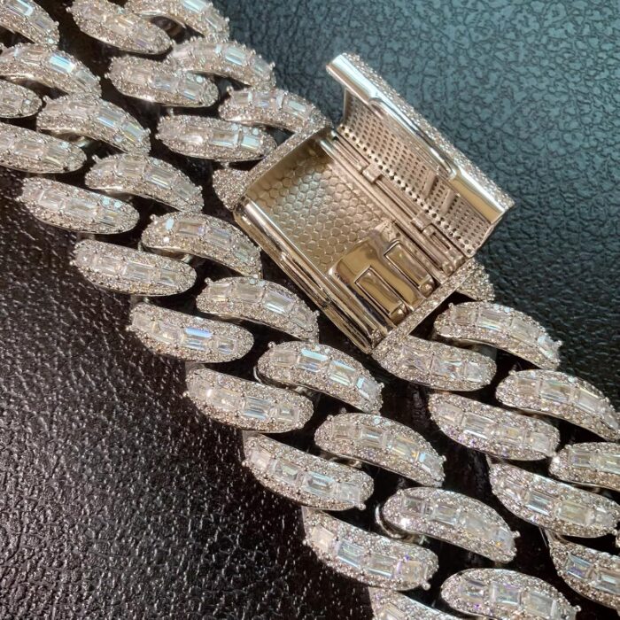 1747074802 icediamond 18k 25mm luxury brilliant baguette cz diamond bubble cuban chain necklace gold plated iced out micro pave 5a zirconia hip hop jewelry for men.jpg