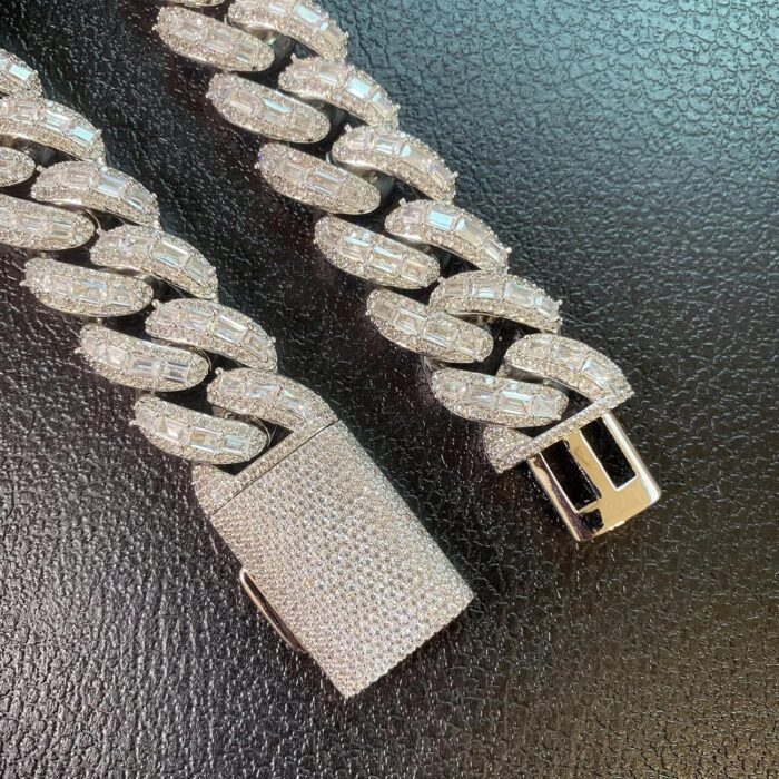 1747074804 icediamond 18k 25mm luxury brilliant baguette cz diamond bubble cuban chain necklace gold plated iced out micro pave 5a zirconia hip hop jewelry for men.jpg